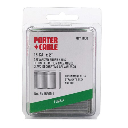 Porter-Cable Finish Nails 2" 16G PFN16200-1